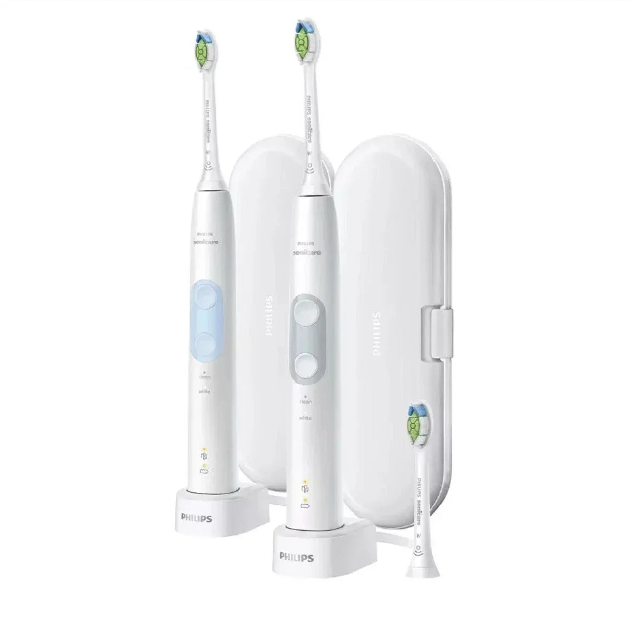 Sonicare Optimal Clean Rechargeable Electric Toothbrush 2 Pack FLAW READ