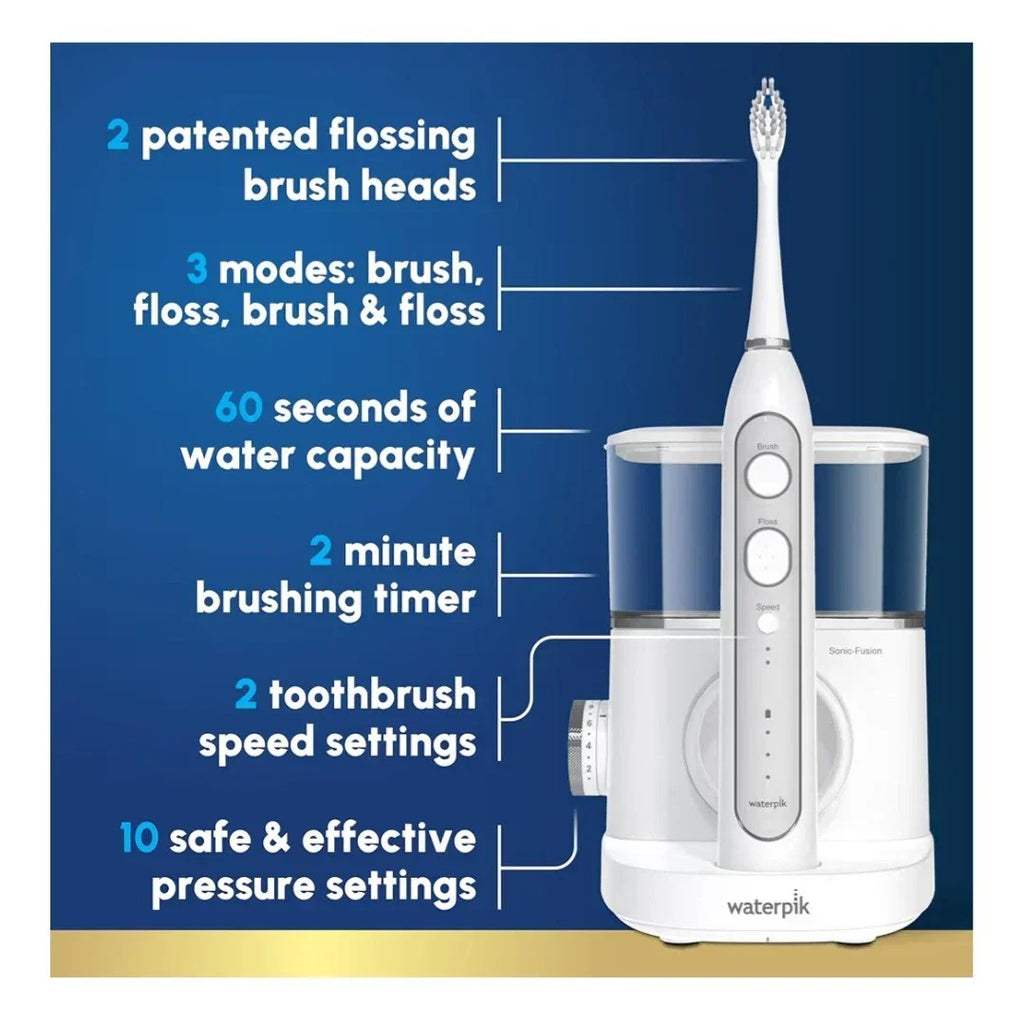 Waterpik Sonic-Fusion 2.0 Professional Flossing Toothbrush, Electric Toothbrush